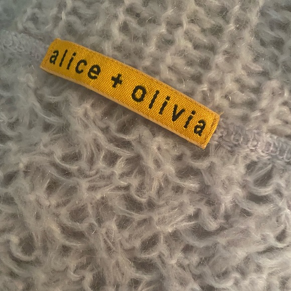 Alice + Olivia mohair blend sweater light purple sz- XS - Picture 6 of 7